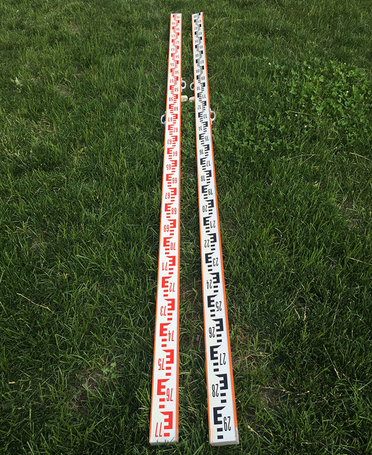 木質2米3米紅黑面水準尺 木質2米3米紅黑面水準尺